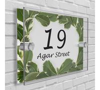 Ufficio Casa Insegna/Placca A3 Misura (420mm x 297mm) Numero Strada Nome -