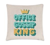 Ufficio Gossip King Copricuscino Cuscino Sarcastica Migliore Bellissimo Lavoro