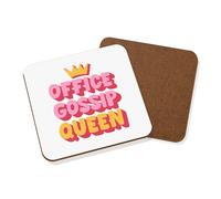 Ufficio Gossip Regina Sottobicchiere Sarcastic Migliore Ottimo Lavoro Compleanno