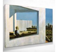 Ufficio in una piccola città Office in a Small City Edward Hopper, quadro grande stampa su tela di alta qualità, fine art, intelaiato pronto da appendere bsa35-50x70 cm