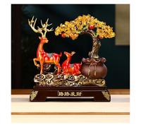 Ufficio Ornamenti creativi in resina a forma di cervo, accessori for la casa, soggiorno, ingresso, refrigeratore for vino, decorazione for in cristallo, albero della fortuna Arredamento