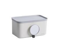 Ufficio Porta fazzoletti da parete con piattaforma portaoggetti for casa, cucina, camera letto Casa(Bianco)