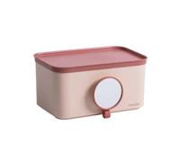 Ufficio Porta fazzoletti da parete con piattaforma portaoggetti for casa, cucina, camera letto Casa(Pink)