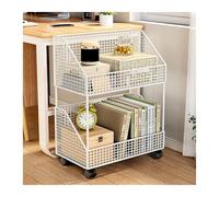 Ufficio Sto Cart con ripiano per cavi Documenti Boohelf Multi Layer Sto Cabinet Scrivania per casa e ufficio Slish e Functal Solut