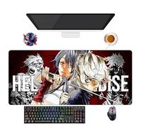 UfgDGS Anime Hell's Paradise, tappetino per mouse XXL impermeabile (90 cm x 40 cm x 3 mm), base antiscivolo in gomma, protezione tastiera e mouse per PC e portatile (4)