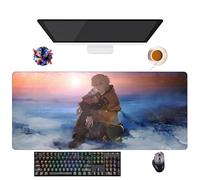 UfgDGS Tappetino per mouse Anime Vinland Saga Thorfinn Karlsefni | Tappetino per mouse XXL impermeabile (90 cm x 40 cm x 3 mm) | Base antiscivolo in gomma (3)