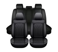 Ufgwhirl Set di coprisedili per 5 posti per Alfa Romeo Mito, Protezione Completa Impermeabile Antiscivolo Set Completo con Airbag Copri-Sedile Protezion(Nero)