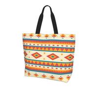 UFhgjjb Borsa a tracolla da donna con stampa di affreschi faraonici egiziani - Grande borsa riutilizzabile per lo shopping, accessori per la vita quotidiana, Nativi americani, Taglia unica