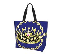 UFhgjjb Borsa a tracolla da donna con stampa fulmini tempesta - Grande borsa tote riutilizzabile, tote tote per lo shopping, accessori per la vita quotidiana, Tiara Fantasia, Taglia unica