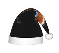 UFhgjjb Cappello di Natale con stampa astratta volpe per bambini - Copricapo per Natale, Capodanno, bomboniere - Unisex caldo berretto