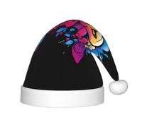 UFhgjjb Cappello di Natale per bambini con stampa di lettere esplosive - Copricapo per Natale, Capodanno, bomboniere - Berretto caldo unisex
