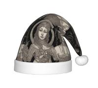 UFhgjjb Cappello di Natale per bambini in stile europeo con stampa di tagliatelle semplici - Copricapo per le vacanze per Natale, Capodanno, bomboniere - Berretto caldo unisex