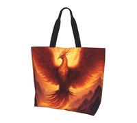 UFhgjjb graziosa borsa a tracolla da donna con stampa di patatine fritte - Grande borsa riutilizzabile per lo shopping, accessori per la vita quotidiana, Bella Phoenix, Taglia unica