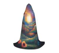 UFhgjjb Mantello con cappuccio per Halloween, unisex, con stampa di scene da sogno, per feste, carnevale, mostre di fumetti e molto altro ancora