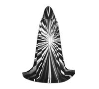 UFhgjjb Mantello con cappuccio per Halloween, unisex, con stampa di un fascio di luce, per feste, carnevale, mostre di fumetti e molto altro ancora