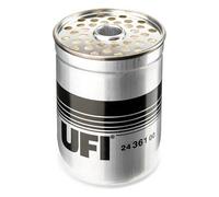 UFI Filters, Filtro Gasolio 24.361.00, Filtro Carburante per Ricambio, Adatto ad Auto e Furgoni, Applicabile a Modelli Citroen, Fiat, Ford, jeep, Lamborghini, Lancia, Nissan, Peugeot, Renault, Volvo