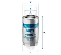 UFI 24.999.00 Filtro carburante Filtro combustibile per IVECO EUROCARGO I-III