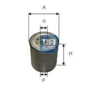UFI 54.243.00 Filtro abitacolo