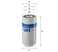 UFI 25.155.00 Filtro olio