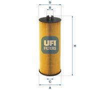 UFI 25.036.00 Filtro olio adatto per MERCEDES-BENZ Intouro (O 560) ATEGO ATEGO 2