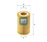 UFI 25.074.00 Filtro Olio Per HONDA