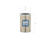 UFI 25.400.00 Filtro olio