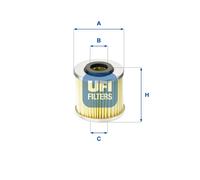 UFI 25.529.00 Filtro Idraulico, Sistema Di Sterzo