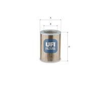 UFI 25.681.00 Filtro olio