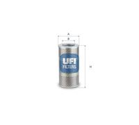 UFI 25.683.00 Filtro olio