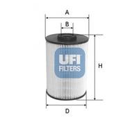 UFI 2603700 - Filtro carburante