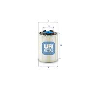 UFI 2609400 - Filtro carburante
