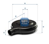 UFI 27.110.00 Filtro aria per RENAULT SUPER 5 (B/C40) RAPID Kasten (F40, G40)