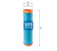 UFI 27.507.00 Filtro aria secondaria per DEUTZ-FAHR