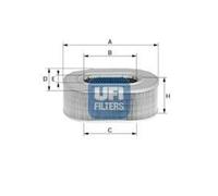 UFI 27.871.00 Filtro aria per FERRARI 208/308 Coupe DINO GT4 (208/308)
