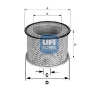 UFI 27.C68.00 Filtro aria