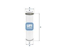 UFI 27.H78.00 Filtro aria