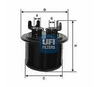 UFI Filtro carburante