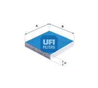 UFI 34.248.00 Filtro, Aria abitacolo per ABARTH,CHRYSLER,FIAT,LANCIA