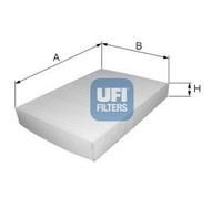UFI 53.122.00 Filtro abitacolo per CHRYSLER PT CRUISER (PT) PT CRUISER Cabriolet