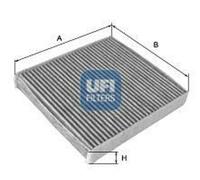 UFI 54.134.00 Filtro abitacolo per OPEL Meriva A (X03) Filtro al carbone attivo