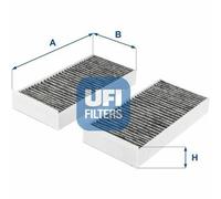 UFI 54.279.00 Filtro, Aria Abitacolo