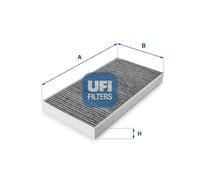 UFI 54.100.00 Filtro abitacolo per OPEL Corsa C Schrägheck (X01) COMBO Tour