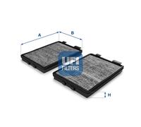 UFI 5410800 - Filtro, Aria abitacolo