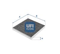 UFI Filters 54.275.00 Filtro Aria Abitacolo ai Carboni Attivi Per Auto