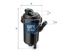 UFI 5511600 - Filtro carburante