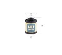 UFI 83.065.00 Filtro, Sistema idraulico di lavoro