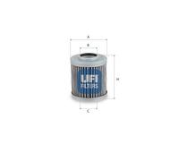 UFI 85.189.00 Filtro, Sistema idraulico di lavoro