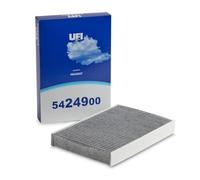 UFI Filters, Filtro Abitacolo ai Carboni Attivi 54.249.00, Filtro Abitacolo per Ricambio, Adatto a Auto, Applicabile su Diversi Modelli di Peugeot 508