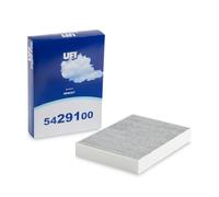 UFI Filters, Filtro Abitacolo ai Carboni Attivi 54.291.00, Filtro Abitacolo per Ricambio, Adatto a Auto, Applicabile su Diversi Modelli Renault Espace, Grand Scenic, Kadjar, Megane, Scenic e Talisman