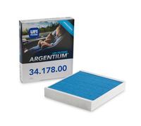 UFI Filters, Filtro Abitacolo ARGENTIUM 34.178.00, Filtro Abitacolo per Ricambio, Adatto a Auto, Applicabile su Diversi Modelli Buick, Cadillac, Chevrolet, Opel, Saab e Vauxhall